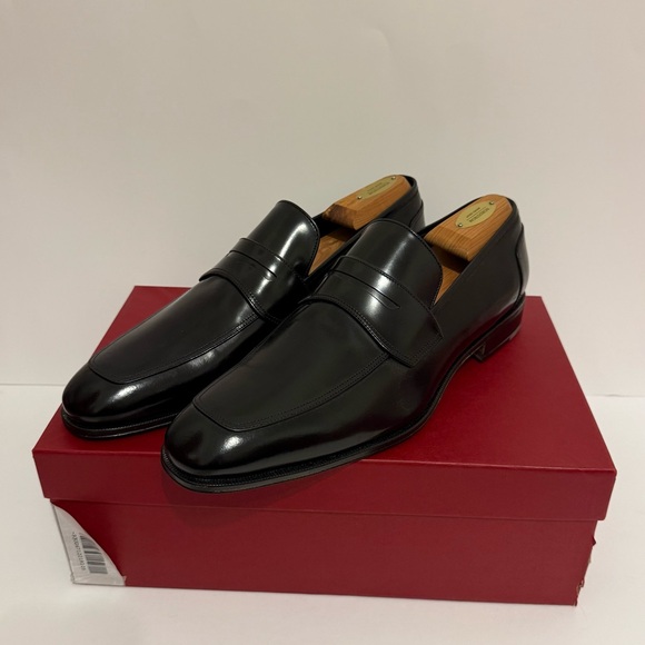 NEW w/Box Salvatore Ferragamo Lionel Loafers 10.5 EE Nero  display picture 2